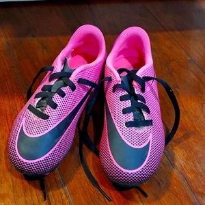 Pink Nike Cleats